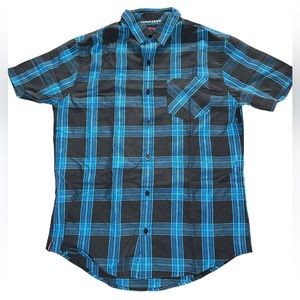 Tony Hawk Button Up Shirt Short Sleeve Size S
